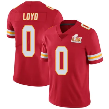 Youth Kansas City Chiefs Xavier Loyd Red Limited Team Color Vapor Untouchable Super Bowl LIX Jersey By Nike